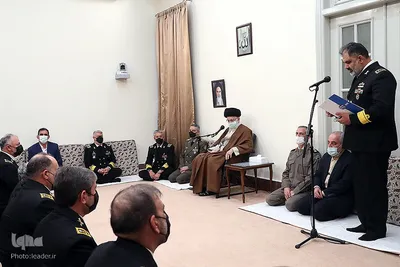 دیدار تعدادی از فرماندهان نیروی دریایی ارتش