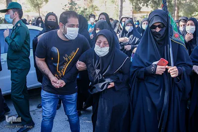 تشییع پیکر محمدجواد حسین‌دوست شهید مدافع امنیت