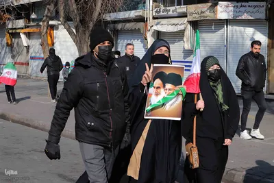 راهپیمایی 22 بهمن تبریز