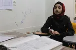 رقابت دانش‌آموزان دختردر آزمون حفظ جزء سی‌ام
