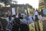 تجمع مردم سمنان در محکومیت جنایت اسرائیل در غزه‎