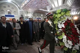 مراسم تجدید میثاق دانشگاهیان و جهادگران با آرمان‌های معمار کبیر انقلاب، امام خمینی (ره)