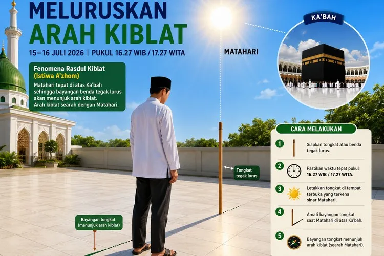 Arah kiblat secara Syariat