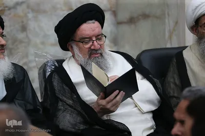 حجت الاسلام والمسلمین سید احمد خاتمی در مراسم بزرگداشت آیت الله حسینی شاهرودی در مسجد اعظم قم