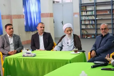 گزارش تصویری آیت الله محمدباقر محمدی لائینی در بازدید از مدرسه اشراق بابل