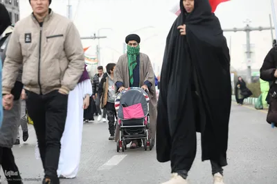 مسیر پیاده روی منتهی به مسجد جمکران