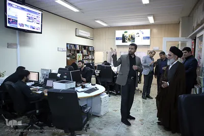 بازدید آیت‌الله سید احمد حسینی خراسانی، عضو خبرگان رهبری از ایکنا