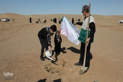 غرس نهال در روز طبیعت