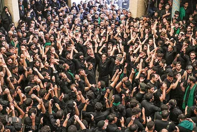 مراسم نخل‌برداری در حسینیه نظر کرده یزد‎
