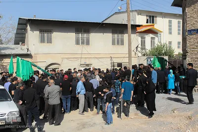 آئین سنتی«علَم‌کشان» در روستای انجدان - اراک/عکاس:زهرا بهرامی