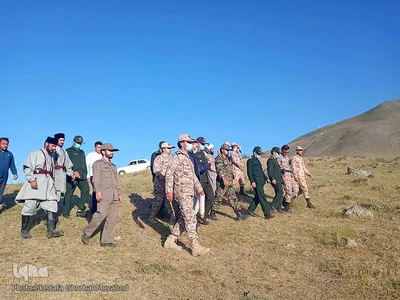 سفر یک روزه سردار عابدین خرم، فرمانده سپاه عاشورا و حضور بین عشایر ارسباران و آحاد مختلف مردم اهر