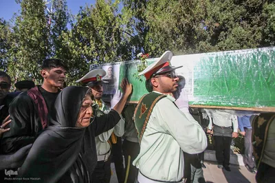 تشییع پیکر شهید امنیت در شیراز‎