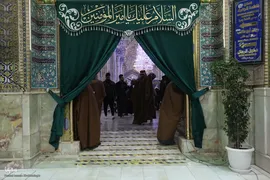 حرم امیرالمومنین علی(ع) در شب ولادت آن حضرت