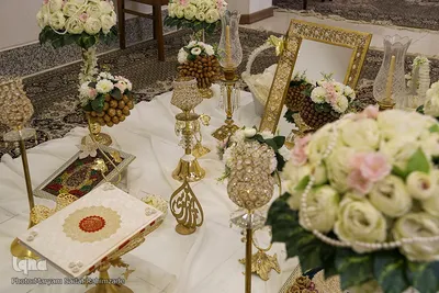 مراسم عقد ازدواج جمعی از جوانان در آستان شاهچراغ به‌ مناسبت عید غدیر