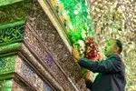 تجدید میثاق خدام امام رضا با حضرت شاهچراغ (ع)