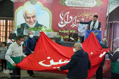 مراسم دومین سالگرد شهادت سپهبد شهید حاج قاسم سلیمانی و یادواره شهدای ۴۶۰۰ شهید ولایت مدار شیراز