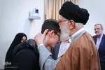 دیدار شطرنج‌باز نوجوان آرین غلامی با رهبر معظم انقلاب