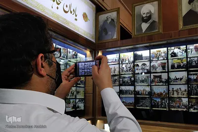 مراسم رونمایی از یادمان مجاهدت های علمی و عملی مرحوم آیت الله حدائق «شیخ العلما»