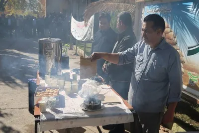 تشییع پیکر شهید گمنام در دانشگاه لرستان