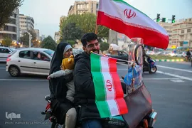 جشن پیروزی تیم ملی در تهران/2