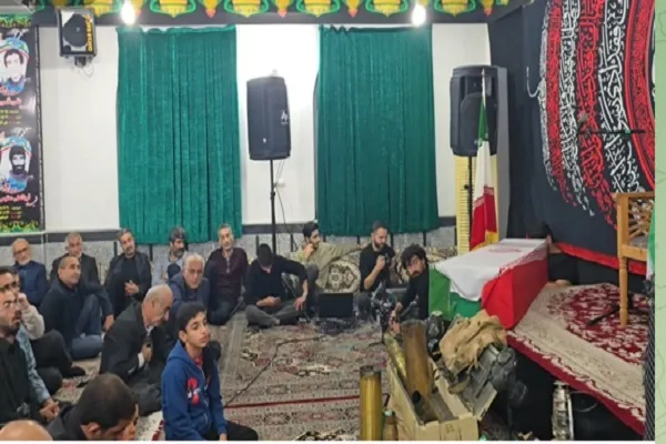 محفل شهدایی در روستای دارابدین روشن بابلسر + عکس