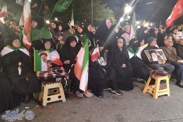 شصتمین اجتماع  شبانه مردم انقلابی بابلسر در بیعت با رهبری و دفاع ملی