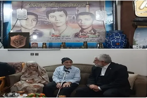 پدر شهیدان بهمنی نژاد به فرزندان شهیدش پیوست