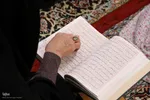 مراسم جزء خوانی قرآن کریم در حرم شاهچراغ(ع)