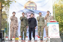 گلزار شهدای تهران، در روز شهادت امام رئوف