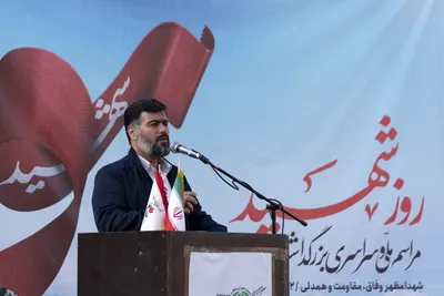 گلباران گلزار شهدای امامزاده محمد کرج‎
