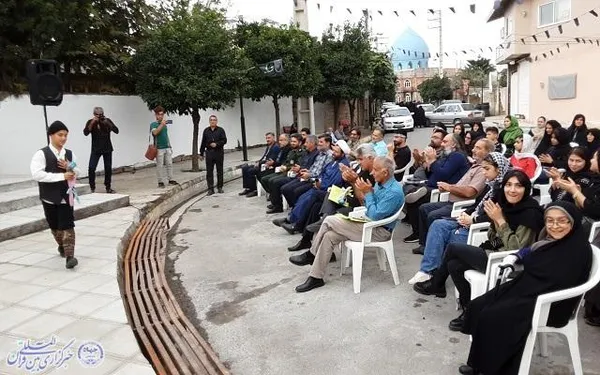آیین افتتاح بخش ملی تئاتر خیابانی ششمین اشکواره فرهنگی ـ هنری حسینی در ایزدشهر
