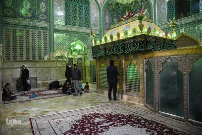 مراسم انس با قرآن در امامزاده سید محمد خمینی شهر