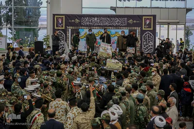 آئین استقبال از پیکر مطهر ۹ شهید دفاع مقدس در شیراز‎‎
