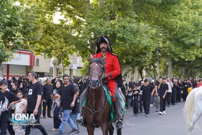 مراسم جاماندگان اربعین حسینی در ملایر