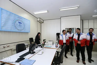 بازدید جوانان هلال احمر از ایکنا
