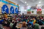 محفل بندگی نوجوانان نایینی در اعتکاف دانش‌آموزی