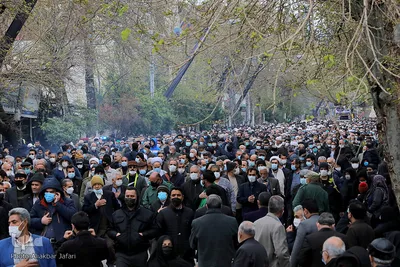 تشییع پیکر آیت‌الله علوی گرگانی - گرگان