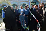 ادای احترام غلامرضا شریعتی، استاندار خوزستان به شهدای هویزه
