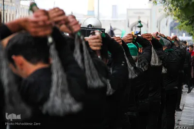 مراسم اربعین حسینی در جوار حرم مطهر رضوی