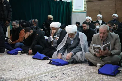 مراسم ترحیم حاج عبدالله طائب در قم