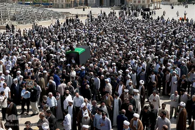 تشییع پیکر «آیت الله حسینی شاهرودی»