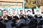 نواخته شدن زنگ ایثار و مقاومت به مناسبت هفته بسیج