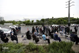 مراسم رونمایی از تندیس سپهبد شهید، سردار حاج قاسم سلیمانی در تقاطع بزرگراه شهید قاسم سلیمانی و بزرگراه شهید مدرس