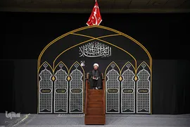 مراسم عزاداری شب شهادت امام سجاد (ع)در حسینیه امام خمینی(ره)