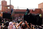 آیین سنتی «نخل‌گردانی» در روستای ابیانه نطنز