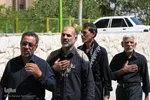 آیین «گل‌مالی» صبح عاشورا در فولادشهر اصفهان
