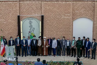 آیین  افتتاح  دبیرخانه  دائمی چهار  فصل جشنواره  طوبی در  نی ریز فارس