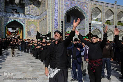 عزاداری شهادت امام رضا (ع) در مشهد الرضا(ع)
