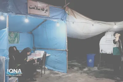خدمت بی‌منت موکب امام رضا(ع)ملایر به زائران اربعین