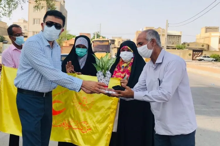 حرکت کاروان شادی زوج‌های علوی هیئت رزمندگان اسلام هرمزگان